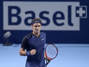 File photo of Switzerland's Roger Federer at the Swiss Indoors tournament. AFP