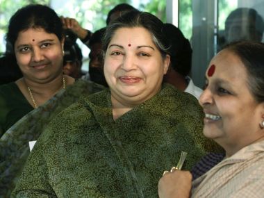 Sasikala with the late Jayalalithaa. Reuters