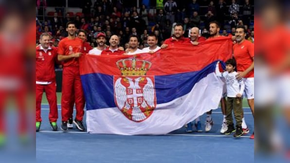 Davis Cup: Serbia, USA join France, Australia in quarter-finals; champions Argentina stay alive