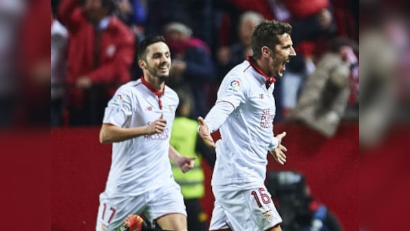 La Liga roundup: Sevilla beat Real Betis to level with Real Madrid on top, Valencia lose to Alaves