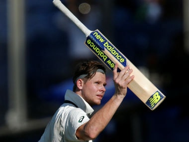 Steve Smith during the first Test against India. Reuters