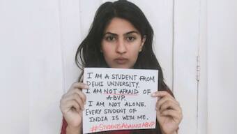 Ramjas College row: 'I am not afraid of ABVP', DU student starts campaign on social media