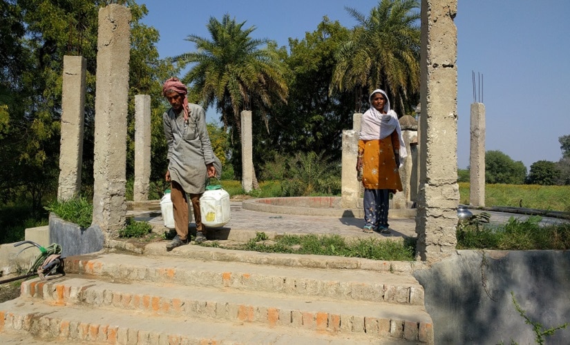 The solitary well at Gusiyari village in Hamirpur only source of drinking water for 10000 people by Debobrat Ghose