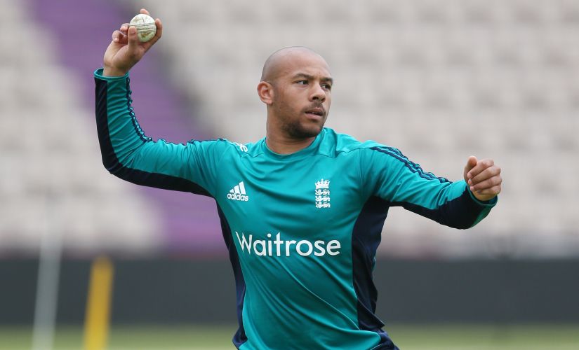 England's Tymal Mills during nets. Reuters