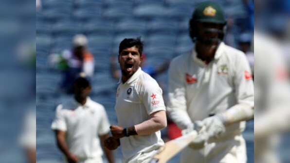 India vs Australia: Umesh Yadav only bright spark for hosts in an otherwise forgettable Pune Test