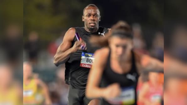 Nitro Athletics: Usain Bolt leads his All-Stars team to victory on opening night of inaugural meet