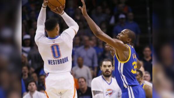 Despite Russell Westbrook's efforts, Oklahoma City Thunder lacked firepower in loss to Golden State Warriors