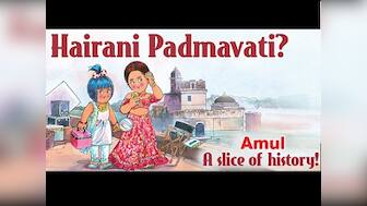 Padmavati row: Here's Amul's take on protests against Sanjay Leela Bhansali's film