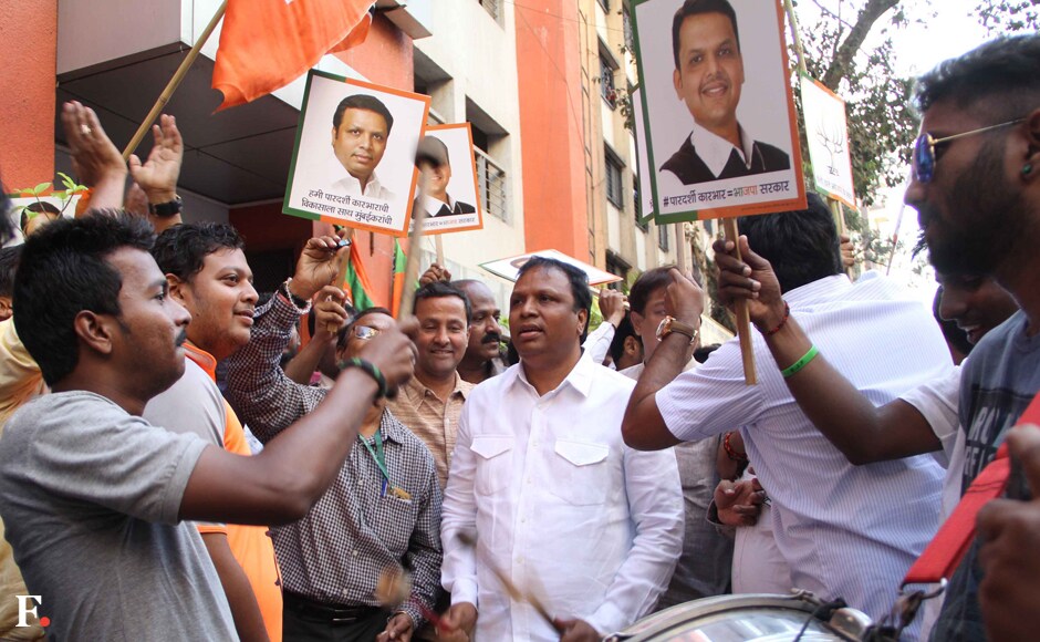 Shelar who is an MLA from Bandra West constituency, was confident of BJP victory. Sachin Gokhale/Firstpost Shelar who is an MLA from Bandra West constituency, was confident of BJP victory. Sachin Gokhale/Firstpost