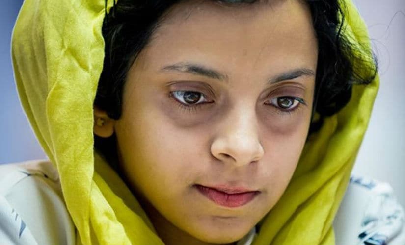Picture of concentration: Padmini Rout defeated Armenian number one Elina Danielian in the first round (image courtesy: David Llada)