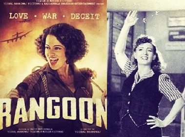 Kangana Ranaut pays homage to Fearless Nadia in Rangoon: A look at the Hunterwali's films Kangana Ranaut pays homage to Fearless Nadia in Rangoon: A look at the Hunterwali's films