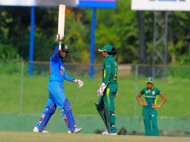 India beat South Africa in the final of the ICC Women's World Cup Qualifier. Image courtesy: Twitter/@BCCI