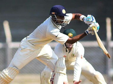 Sreyas Iyer played a fluent innings. Image courtesy: Twitter