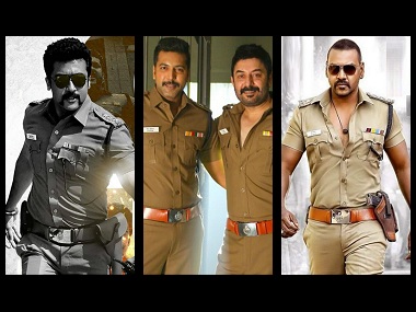 Bogan, Si3, Motta Sheva Ketta Shiva: With 3 cop films releasing, will formula work for Kollywood? Bogan, Si3, Motta Sheva Ketta Shiva: With 3 cop films releasing, will formula work for Kollywood?