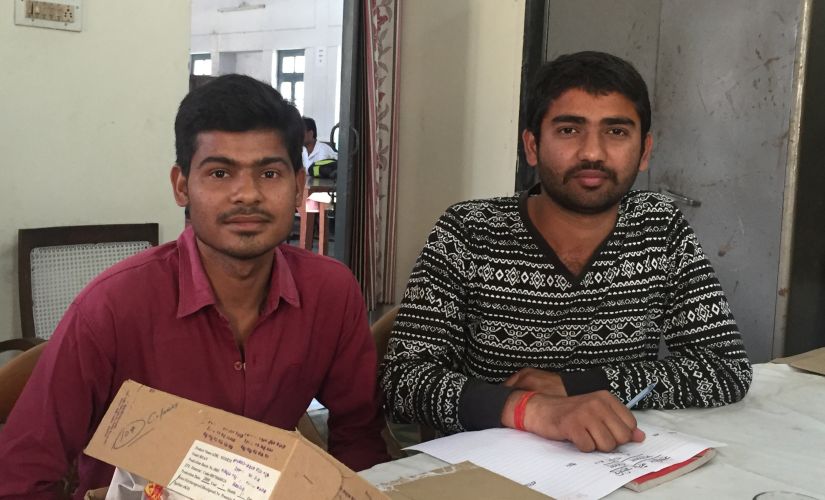 Students Ajay and Shubham