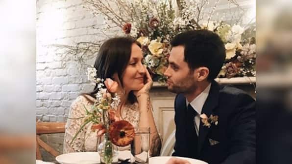 Gossip Girl star Penn Badgley marries his girlfriend Domino Kirke in a quiet ceremony