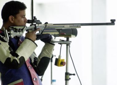 File photo of rifle shooter Sanjeev Rajput. AFP
