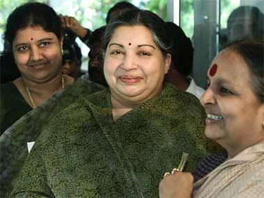 File photo of late CM Jayalalithaa and Sasikala. Reuters