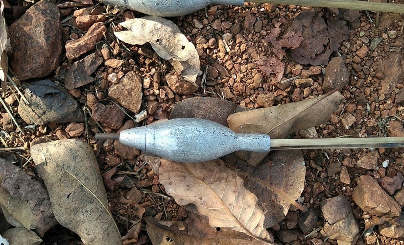 Explosive-tipped arrow or IED arrow used by Maoists to distract security forces during ambush. Image procured by Firstpost