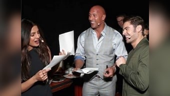 Baywatch stars Priyanka Chopra, Zac Efron, Dwayne Johnson impress at CinemaCon