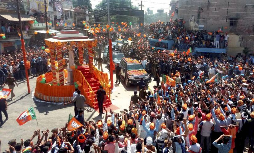 Politicians launched into a high-octane campaigning in Uttar Pradesh starting February 2017. PTI