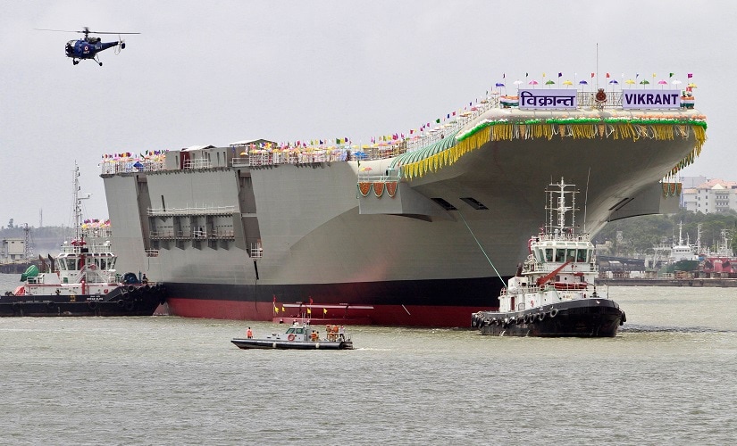 India's Indigenous Aircraft Carrier P-71 "Vikrant". Reuters