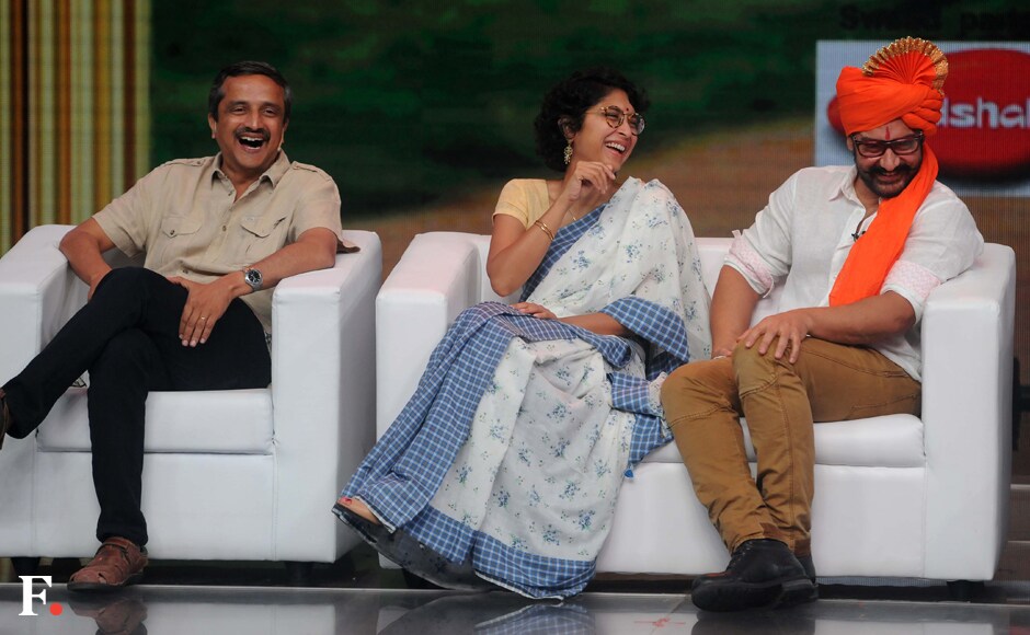 Aamir Khan and Kiran Rao share a light moment. Sachin Gokhale/Firstpost Aamir Khan and Kiran Rao share a light moment. Sachin Gokhale/Firstpost
