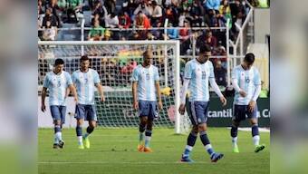 World Cup qualifiers: Lionel Messi-less Argentina lose to Bolivia, in danger of missing out on Russia 2018