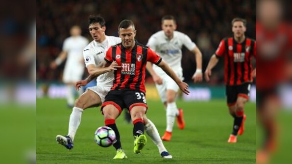 Premier League: Bournemouth keep their top flight hopes alive with win over Swansea