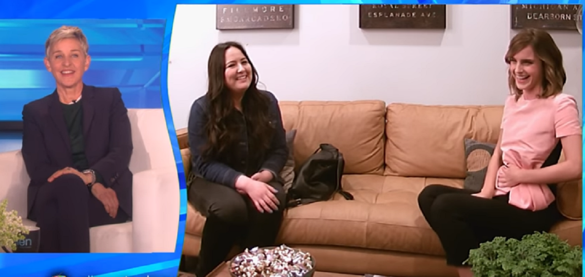 Watch: Emma Watson's hilarious attempt at pranking a to-be nanny on The Ellen DeGeneres Show Watch: Emma Watson's hilarious attempt at pranking a to-be nanny on The Ellen DeGeneres Show