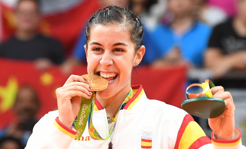 Spain's Carolina Marin. AFP