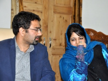 Tassaduq and Mehbooba Mufti. Firstpost/Sameer Yasir
