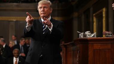 Donald Trump takes to new TV ad to declare 100 days as president a 'success'... no, really