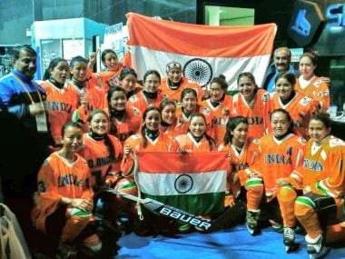 Indian womens ice hockey team creates history by winning first international match