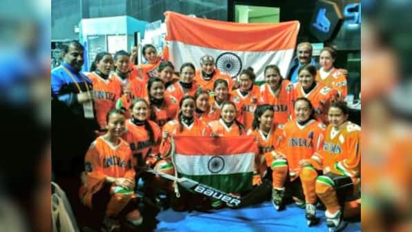 Indian women's ice hockey team creates history by winning first international match