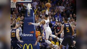 NBA roundup: Russell Westbrook brings up 30th triple double of season, Warriors fall to Wizards