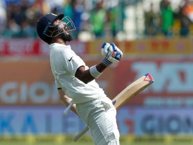 KL Rahul celebrates as India defeat Australia at Dharamsala. Image courtesy: Twitter/@BCCI