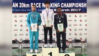 India's KT Irfan wins bronze medal in 20km men's event at Asian Race Walk Championships