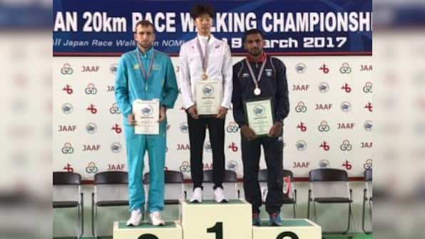 India's KT Irfan wins bronze medal in 20km men's event at Asian Race Walk Championships