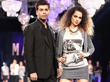 Why does Karan Johar react to anything Kangana Ranaut-related like a jilted lover? Why does Karan Johar react to anything Kangana Ranaut-related like a jilted lover?