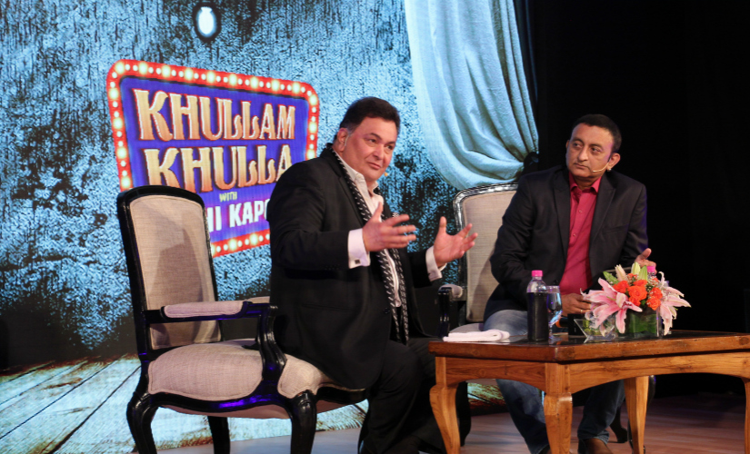 Rishi Kapoor's Khullam Khulla Live: On stage, he travels light having offloaded baggage through his book Rishi Kapoor's Khullam Khulla Live: On stage, he travels light having offloaded baggage through his book