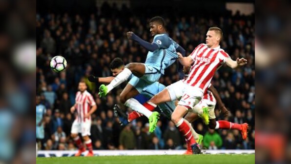 Premier League: Manchester City fall further behind leaders Chelsea after stalemate with Stoke