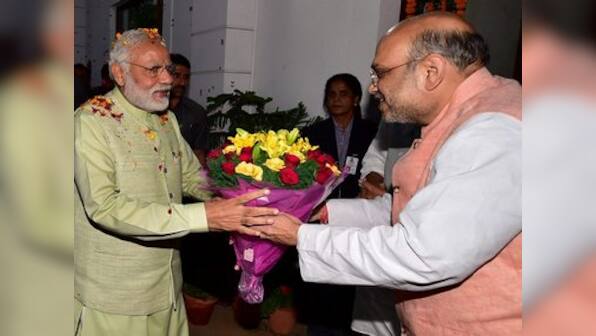 Narendra Modi victory walk: Good governance, development for all laced PM's speech at BJP HQ
