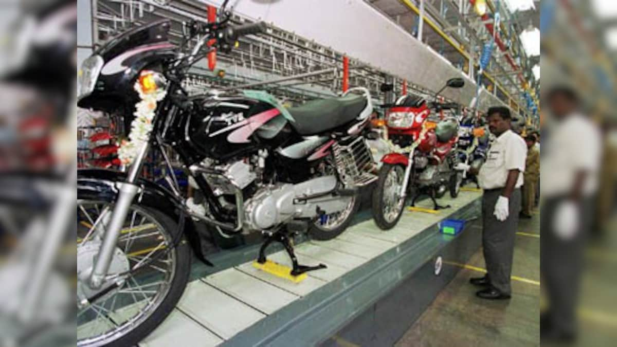 Coronavirus Outbreak: TVS Motor Company's vehicle sales drop by 55% in March to 1,44,739 units