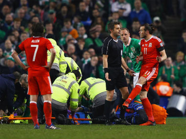 World Cup qualifiers: John O'Shea considers himself 'lucky' to avoid broken leg after Gareth Bale's 'hard' tackle World Cup qualifiers: John O'Shea considers himself 'lucky' to avoid broken leg after Gareth Bale's 'hard' tackle