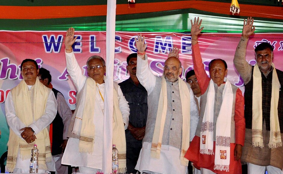 Taking a dig at Chief Minister Ibobi Singh, Shah said that 1.51 tons of rice given by the Centre never reached beneficiaries and alleged that there was a lack of transparency in almost all the state-sponsored schemes by the Centre. PTI Taking a dig at Chief Minister Ibobi Singh, Shah said that 1.51 tons of rice given by the Centre never reached beneficiaries and alleged that there was a lack of transparency in almost all the state-sponsored schemes by the Centre. PTI