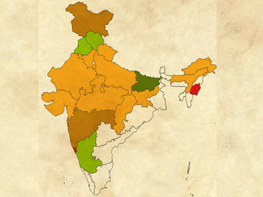 Assembly Election Results 2017: Mapping the BJP's pan-India saffron surge Assembly Election Results 2017: Mapping the BJP's pan-India saffron surge