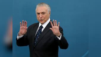 Brazil's President Michel Temer blames 'ghosts' for driving him out of official residence