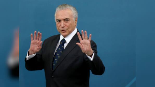 Brazil's President Michel Temer blames 'ghosts' for driving him out of official residence