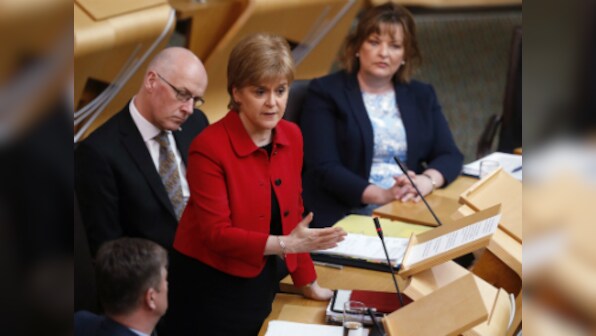 Scottish lawmakers back independence referendum call on eve of Brexit